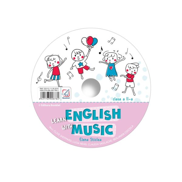CD audio Learn English with music - clasa a II-a