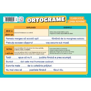 Pliant Ortograme - clasa a II-a