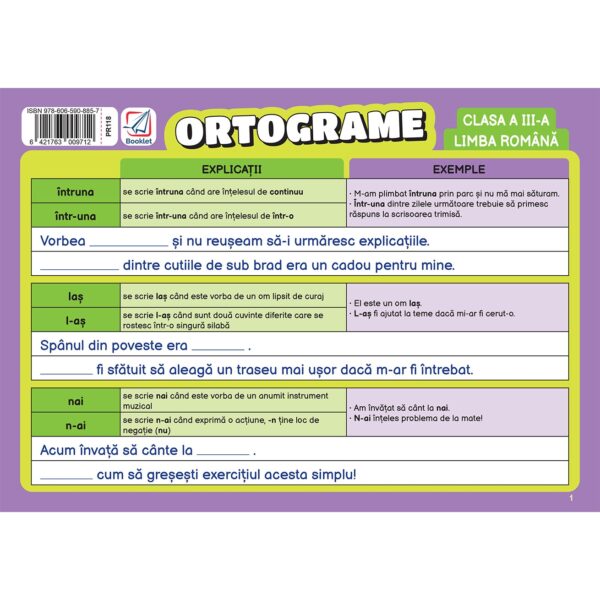 pr118.jpg Pliant Ortograme - clasa a III-a